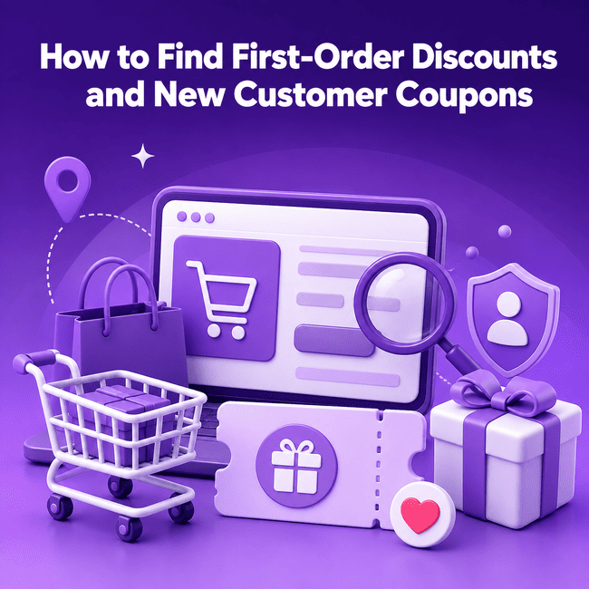 How to Find First-Order Discounts and New Customer Coupons
