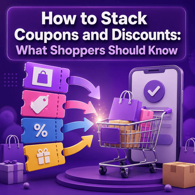 How to Stack Coupons and Discounts: What Shoppers Should Know
