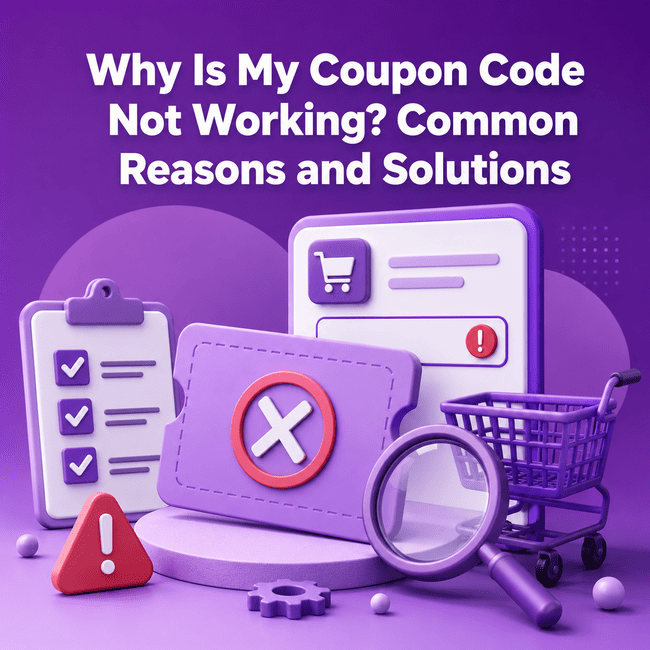 Why Is My Coupon Code Not Working? Common Reasons and Solutions
