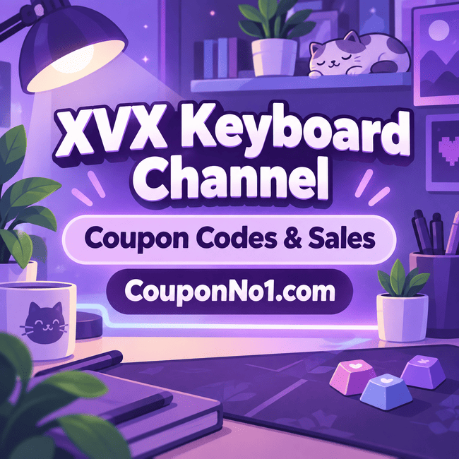 XVX Keyboard Channel Coupon Code & Sales