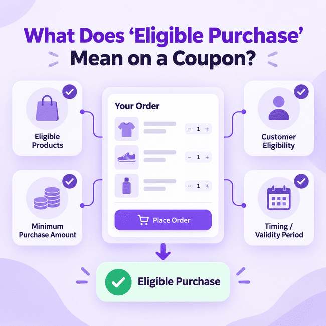 What Does “Eligible Purchase” Mean on a Coupon?