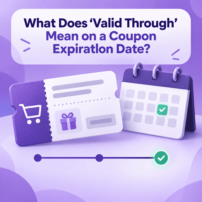What Does “Valid Through” Mean on a Coupon Expiration Date?