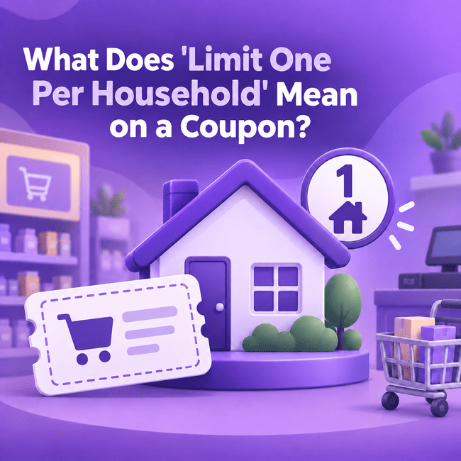 What Does “Limit One Per Household” Mean on a Coupon?